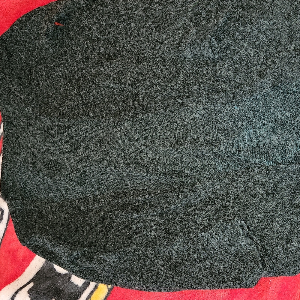 Gray wool cardigan